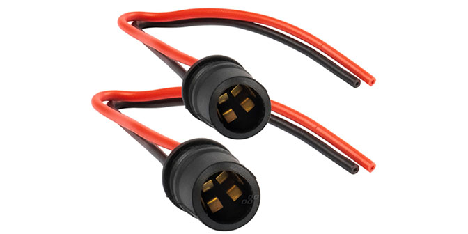 KIT PORTALAMPADA GOMMATO T10 5W (2 PEZZI)