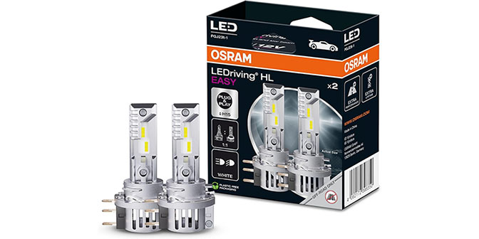 KIT LAMPADE LED 12V H15 6.500K (2PZ)