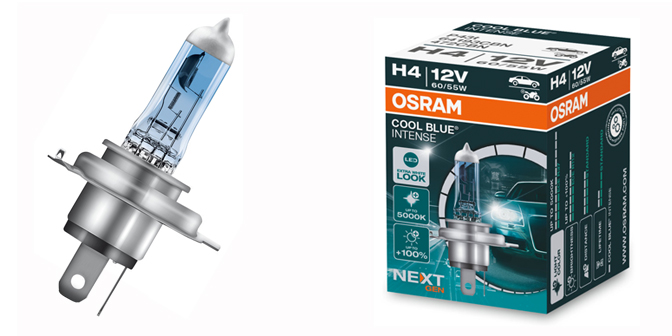 LAMPADA 12V 60/55W H4 COOL BLUE INTENSE 5000K